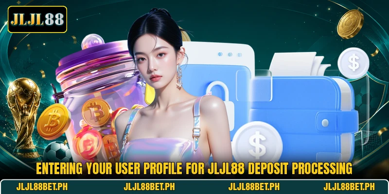 Entering your user profile for JLJL88 deposit processing