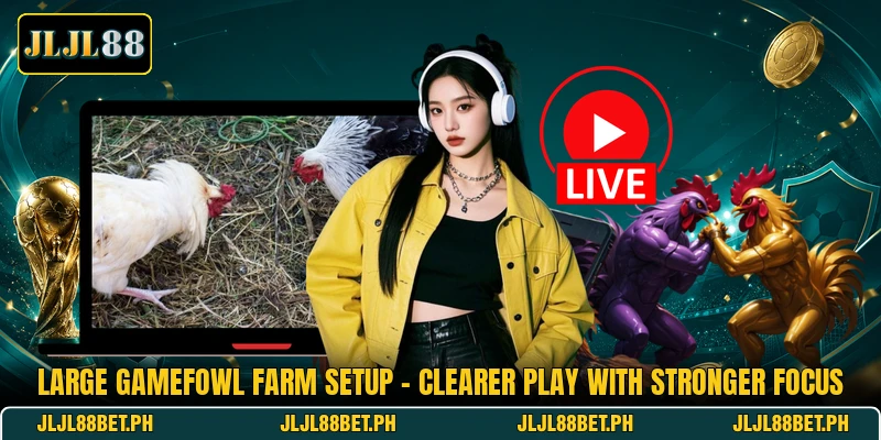 Large Gamefowl Farm Setup - Clearer Play With Stronger Focus Large Gamefowl Farm Setup - Clearer Play With Stronger Focus