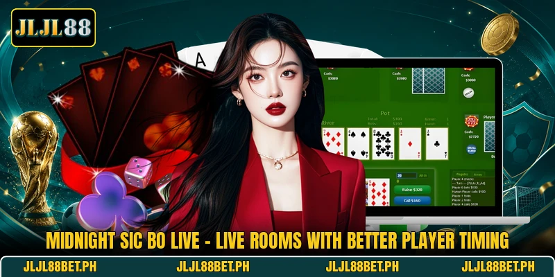 Midnight Sic Bo Live - Live Rooms With Better Player Timing Midnight Sic Bo Live - Live Rooms With Better Player Timing