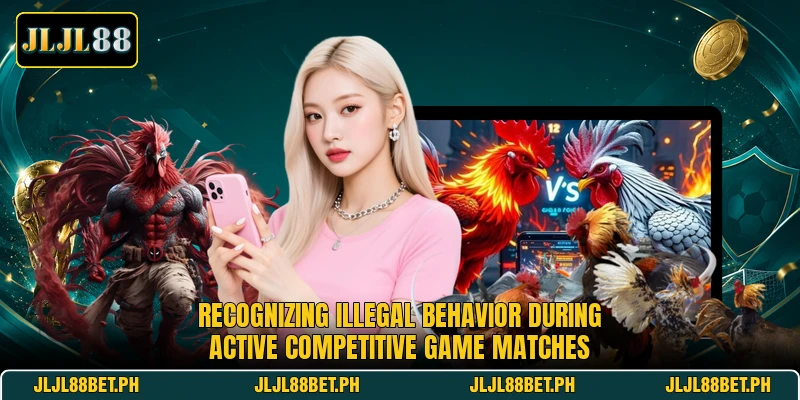 Recognizing illegal behavior during active competitive game matches Recognizing illegal behavior during active competitive game matches