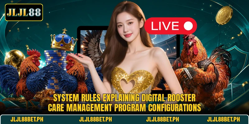 System rules explaining digital rooster care management program configurations System rules explaining digital rooster care management program configurations