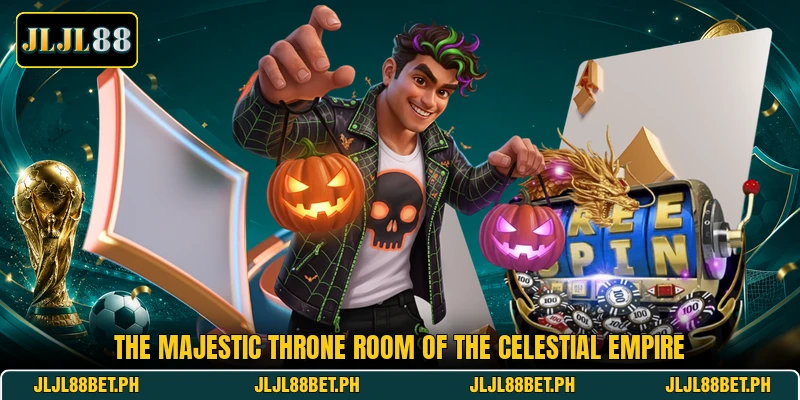 The majestic throne room of the Celestial Empire The majestic throne room of the Celestial Empire